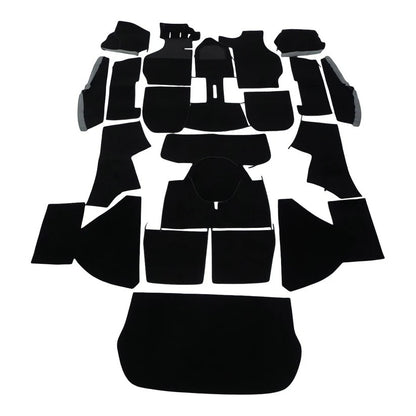 1983-85 Porsche 911 Cabriolet with Pocket Kick Panels Complete Interior Carpet Kit