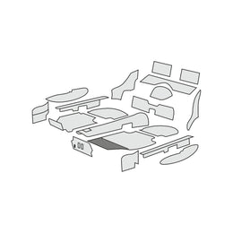 1989-94 Porsche 911 964 Cabriolet Complete Interior Carpet Kit