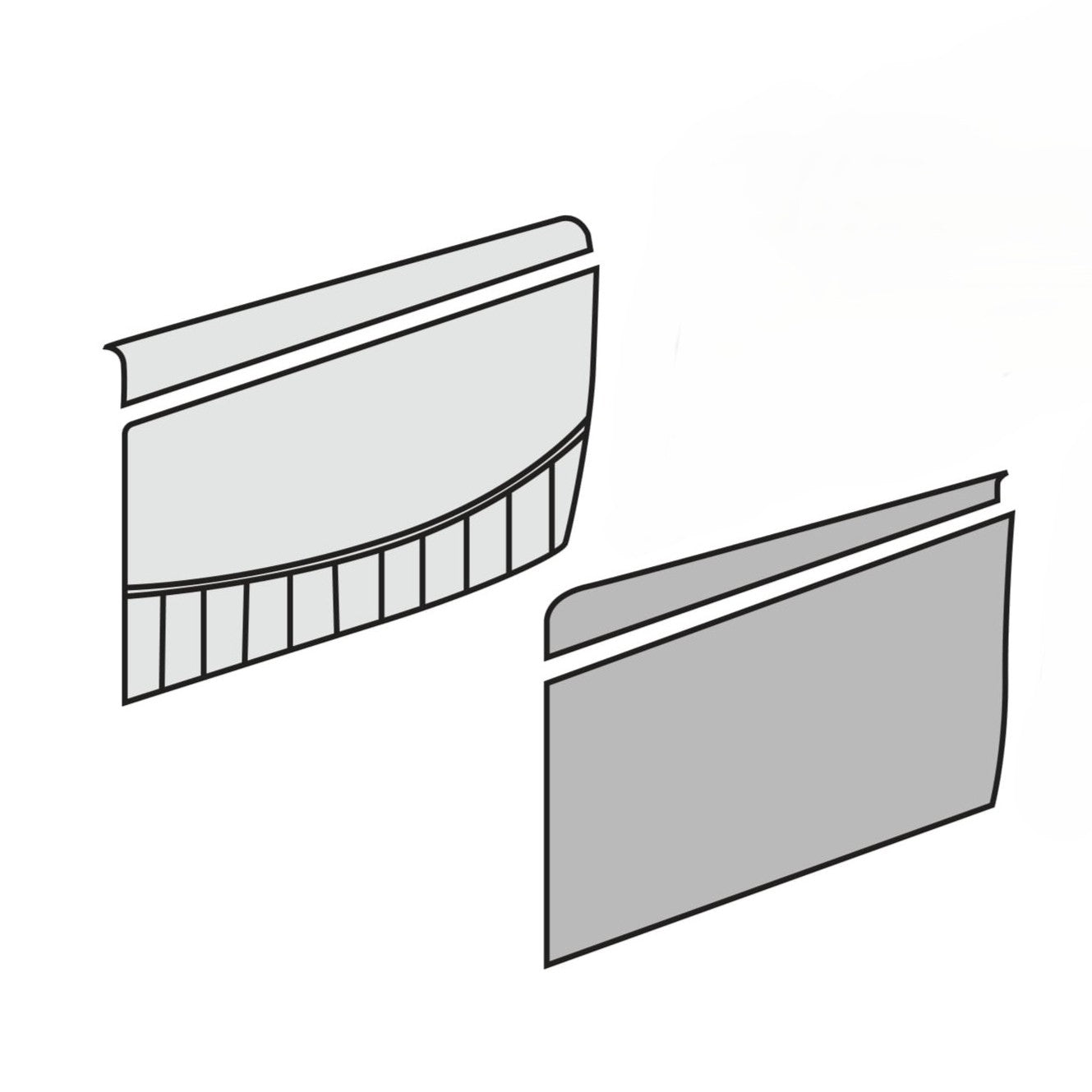 1964-67 Porsche 911 Door Panel Kit
