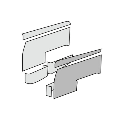 1969-73 Porsche 911 Door Panel Kit