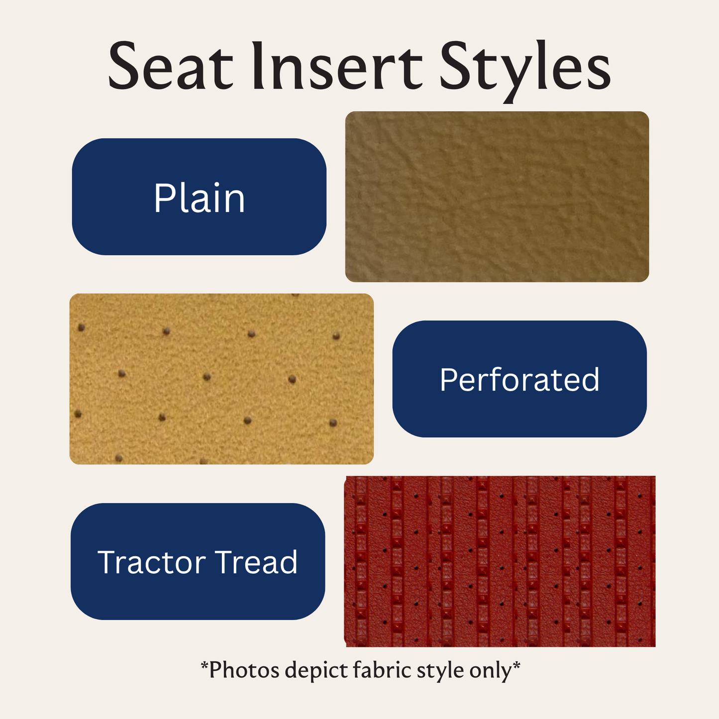 1974-76 Porsche 911 Comfort Seats Front Seat Cover Kit