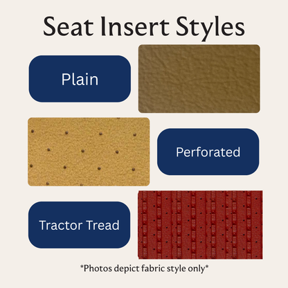 1974-76 Porsche 911 Comfort Seats Front Seat Cover Kit