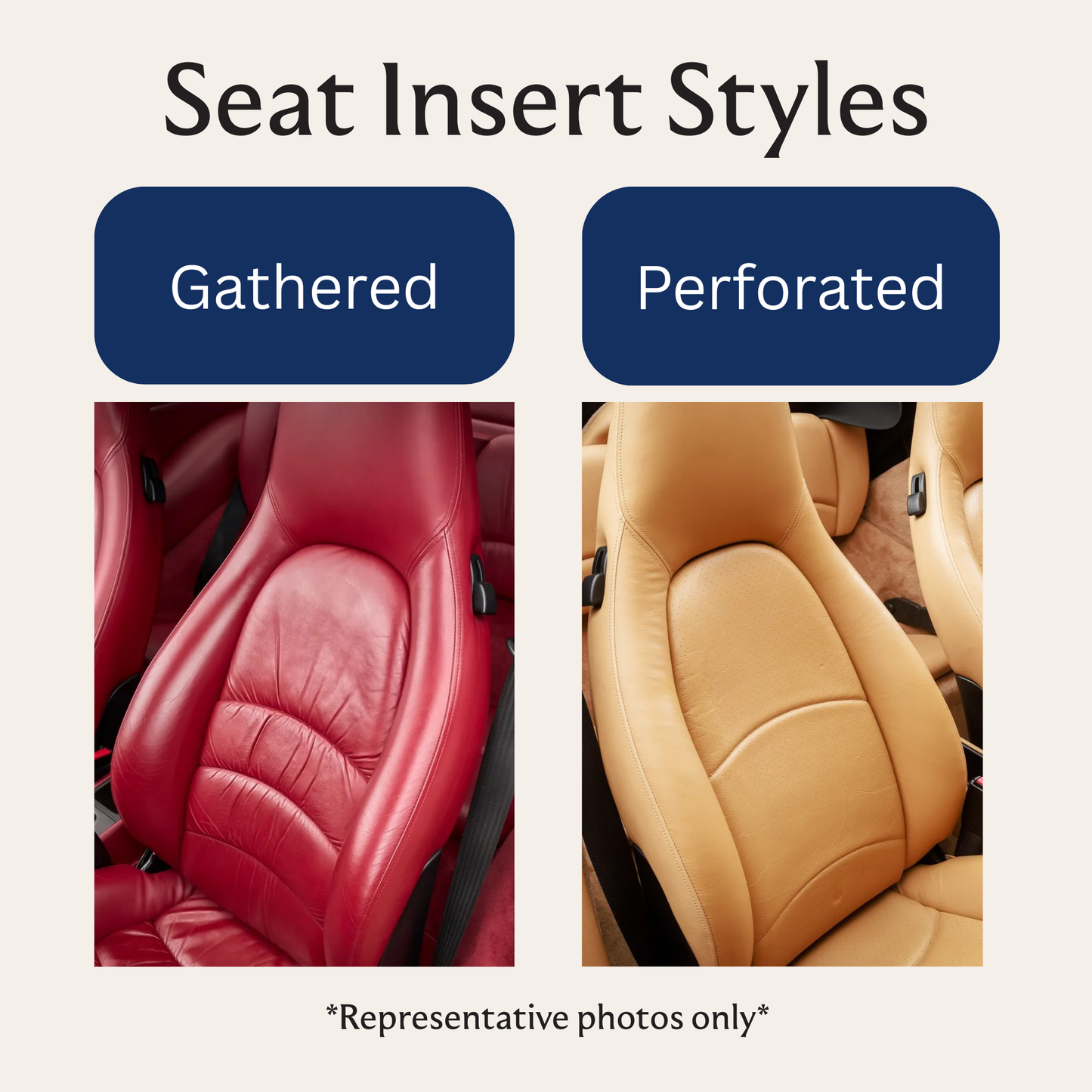 1994-98 Porsche 911 993 Comfort Seats Front Seat Cover Kit