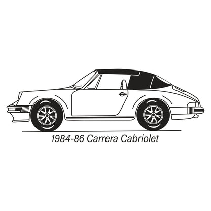 1984-89 Porsche 911 Cabriolet Rear Seat Cover Kit