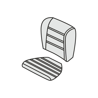 1994-98 Porsche 911 993 Cabriolet Rear Seat Cover Kit