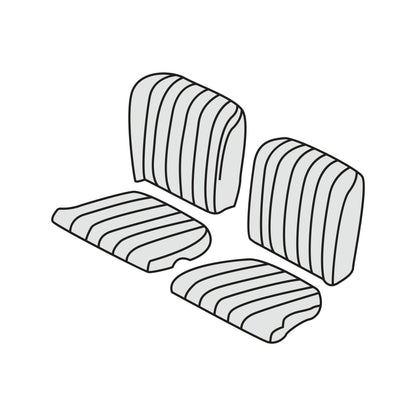 1966-69 Porsche 912 Targa Rear Seat Cover Kit
