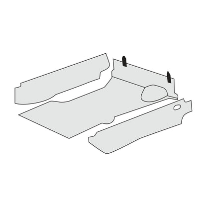 1974-76 Porsche 911 LHD Trunk Carpet Kit