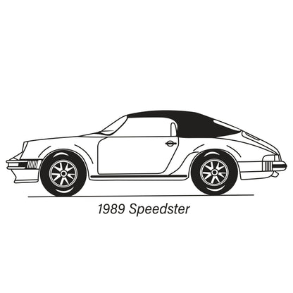 1986-89 Porsche 911 LHD Trunk Carpet Kit