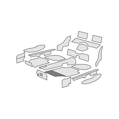 1994-98 Porsche 911 993 Coupe Complete Interior Carpet Kit