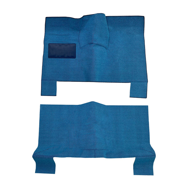 日本製 ブルーカーペット 1962-64 Lincoln Continental Front and Rear Auto Carpet Kit