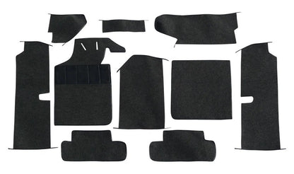 1969-72 Porsche 914 Stationary Passenger Seat Complete Interior Carpet Kit