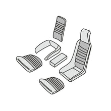 1969-72 Porsche 916 Stationary Passenger Seat Front Seat Cover Kit