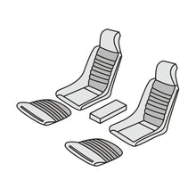 1972-76 Porsche 914 Moveable Passenger Seat Front Seat Cover Kit