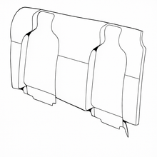 1972-76 Porsche 914 Moveable Passenger Seat Rear Wall Cover