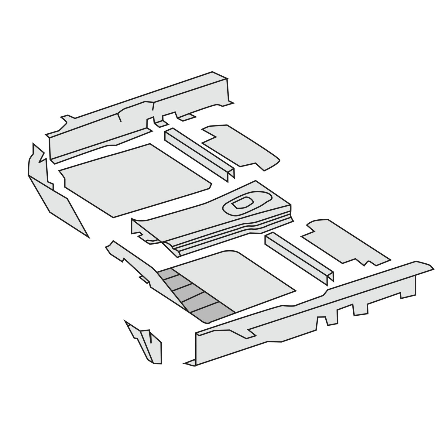 1972-76 Porsche 914 Moveable Passenger Seat Complete Interior Carpet Kit