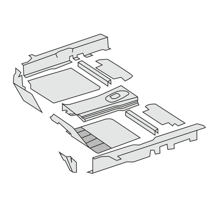 1972-76 Porsche 914 Moveable Passenger Seat Complete Interior Carpet Kit