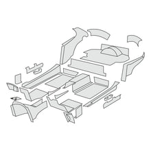 1990-95 Porsche 968 Cabriolet Complete Interior Carpet Kit