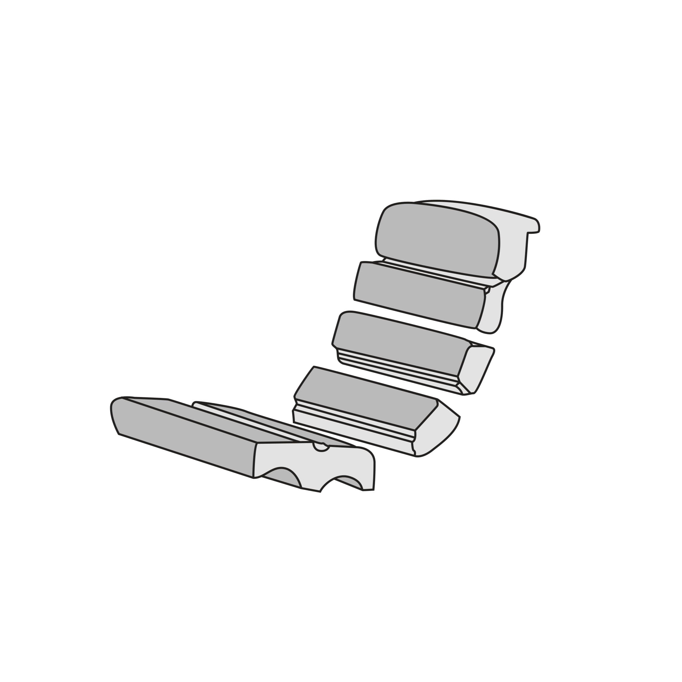 1985-95 Porsche 928 Rear Seat Cover Kit – Newark Auto