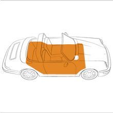 1967-69 Porsche 912 Targa Complete Auto Carpet Kit