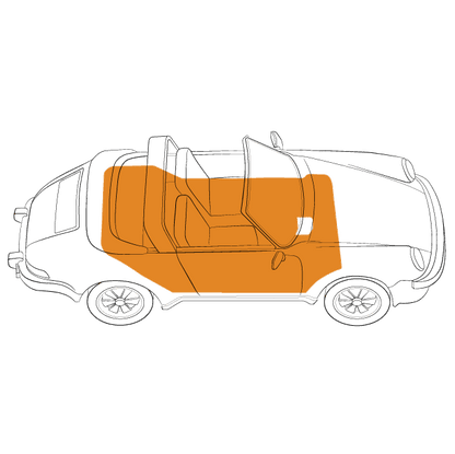 1974-85 Porsche 911 Targa RS-Style Complete Auto Carpet Kit