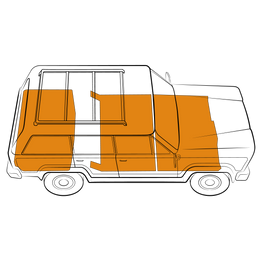 1987 Chevrolet R10 Suburban Complete Auto Carpet Kit
