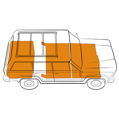 1973-86 Chevrolet C20 Suburban Complete Auto Carpet Kit