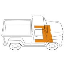 1961-67 Dodge D100 Series Front with Side Extensions Auto Carpet Kit