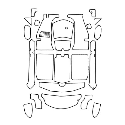 1956-62 MG MGA Roadster Complete Interior Auto Carpet Kit