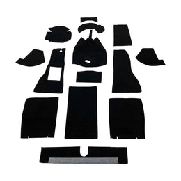 1950-55 MG TD & TF with Sunken Floor Complete Interior Auto Carpet Kit
