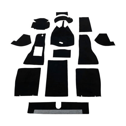 1950-55 MG TD & TF with Sunken Floor Complete Interior Auto Carpet Kit