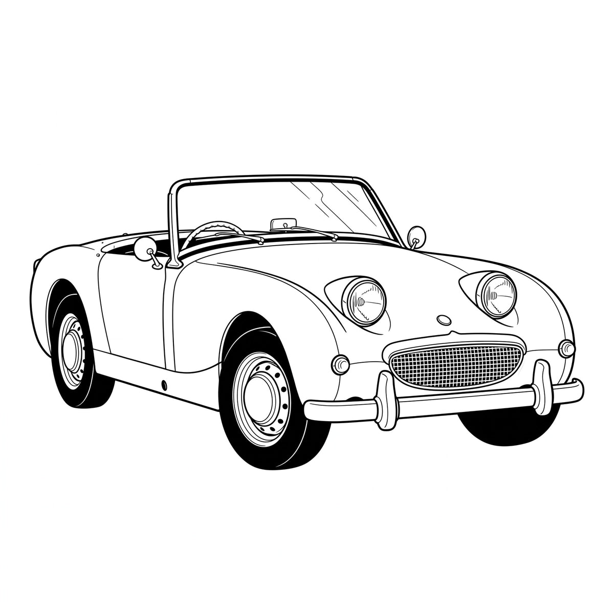 1958-61 Austin Healey Sprite Bugeye Complete Interior Auto Carpet Kit