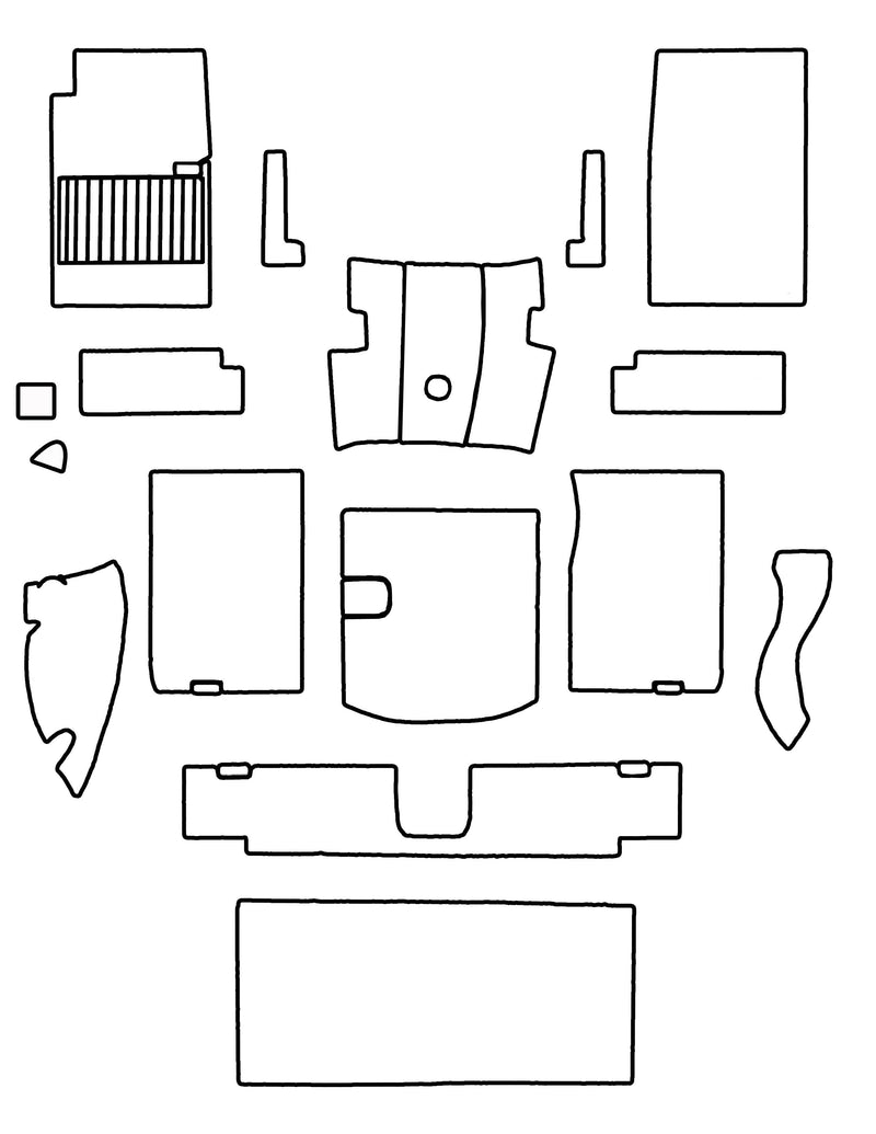 1962-79 MG Midget Complete Auto Carpet Kit