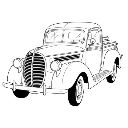 1935-39 Ford Pickup Auto Carpet Kit