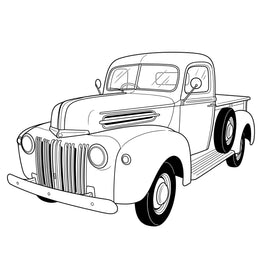 1940-47 Ford Pickup Auto Carpet Kit