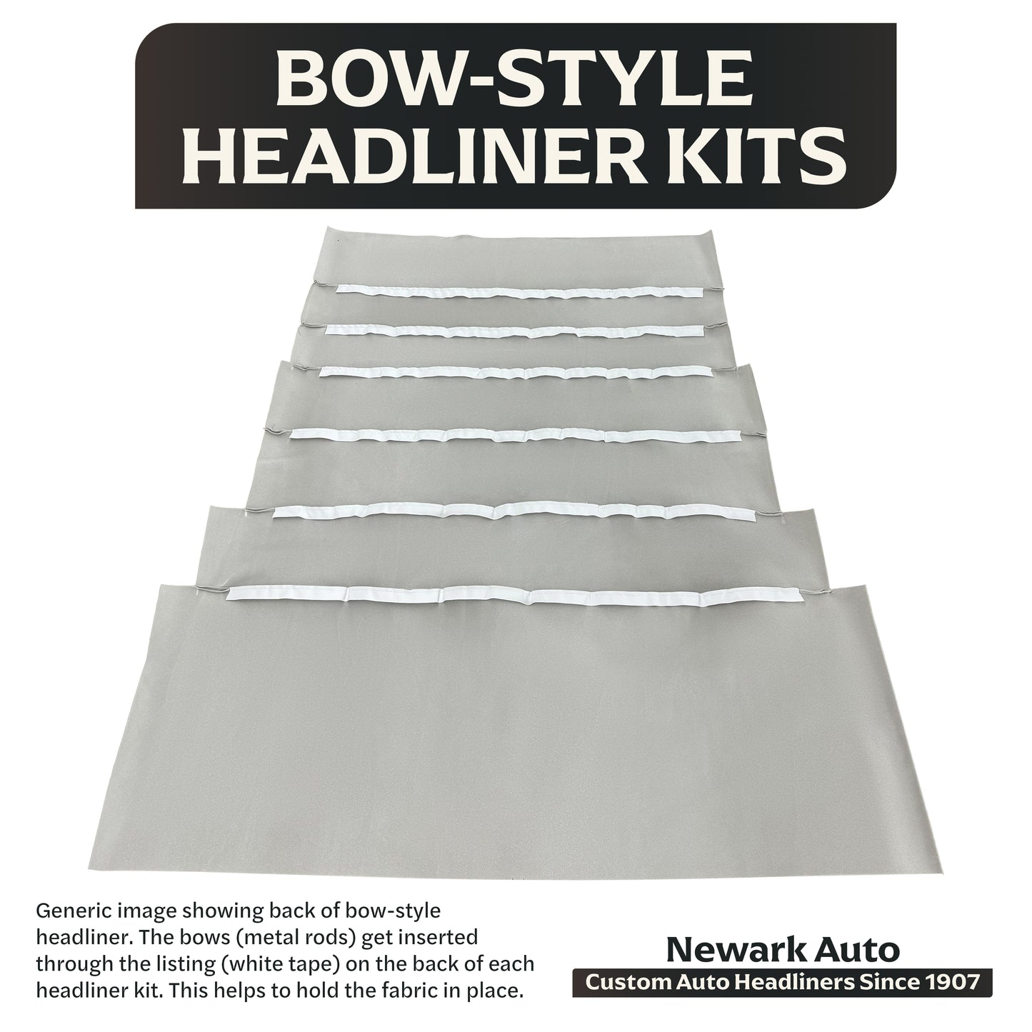 1940-42 Chrysler New Yorker 2Dr Coupe Bow Style Auto Headliner