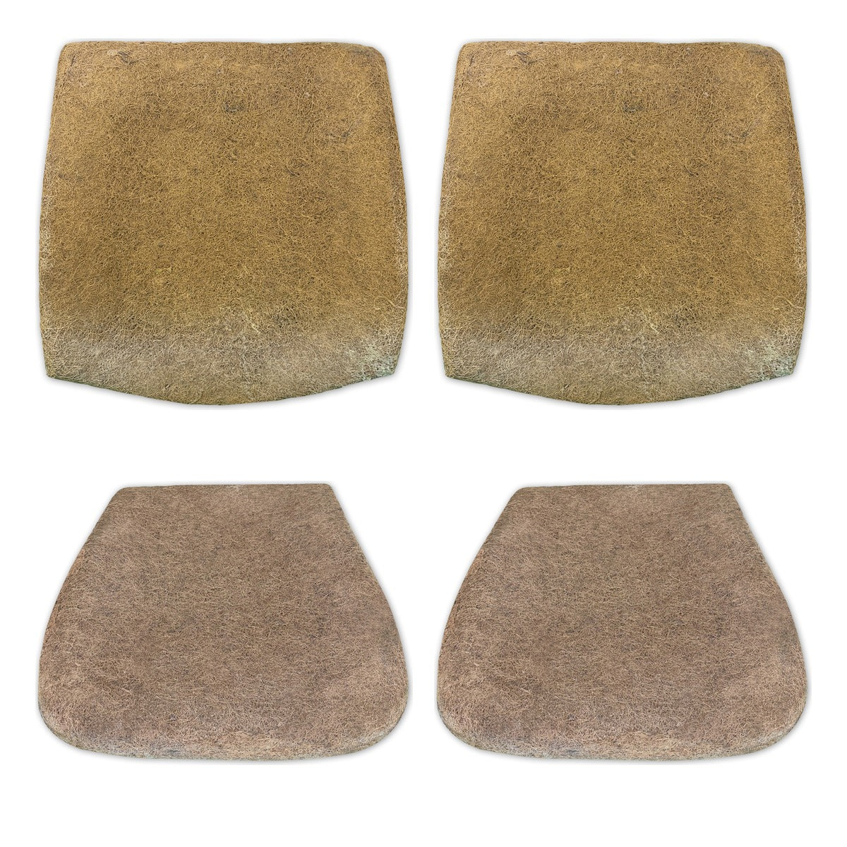 1972-1985 Mercedes-Benz R107 Complete Seat Pad Set — Both Front Seats