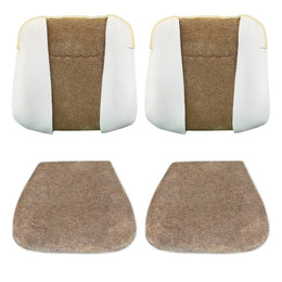 1986-1989 Mercedes-Benz R107 560SL Complete Seat Pad Set — Both Front Seats