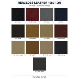 Mercedes Leather 1980-1998