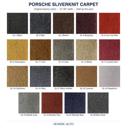 Porsche Sliverknit Carpet