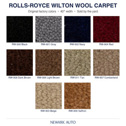 Rolls-Royce Wilton Wool Carpet